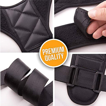 Posture Corrector for Women and Men, Back Brace Fully Adjustable & Comfy
